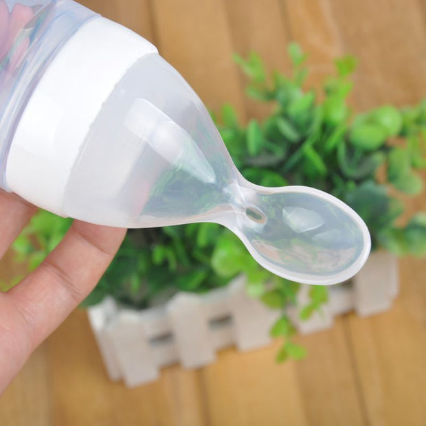 Baby Squeezing Feeding Bottle