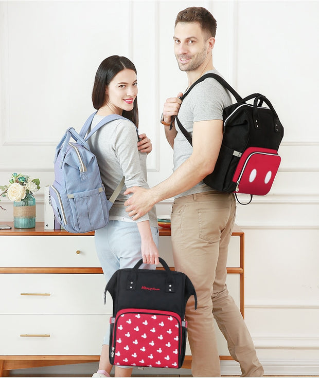 Disney Diaper Backpack Mickey Minnie Fashion