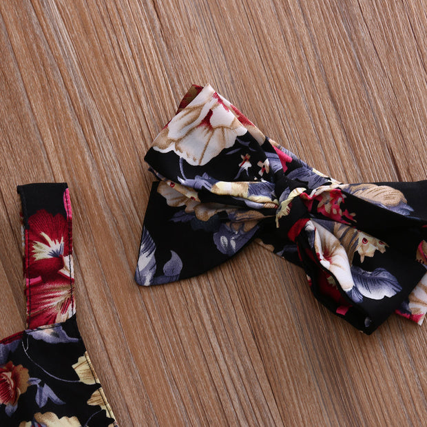 Baby Flower Sleeveless Jumpsuit