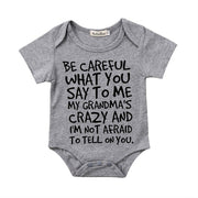 Newborn Grandma Short Sleeve Romper Jumpsuit
