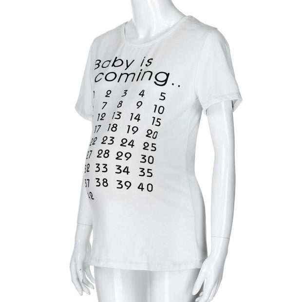 Baby is Coming Maternity T-Shirt