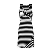 Sleeveless Loose Breastfeeding Nursing Dress