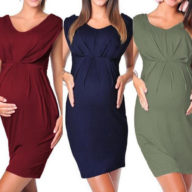 Summer Fashion Maternity Dress
