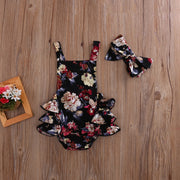 Baby Flower Sleeveless Jumpsuit
