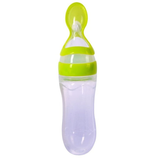 Baby Squeezing Feeding Bottle