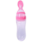 Baby Squeezing Feeding Bottle