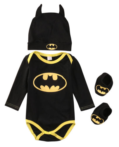 Fashion Batman Baby Boy Romper