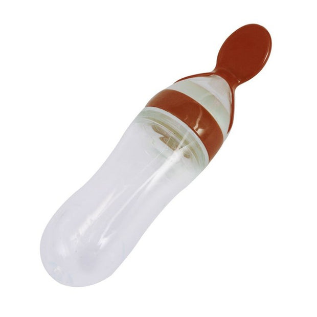 Baby Squeezing Feeding Bottle
