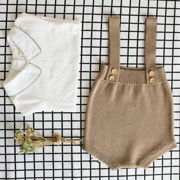 Baby Knitting Sleeveless Romper
