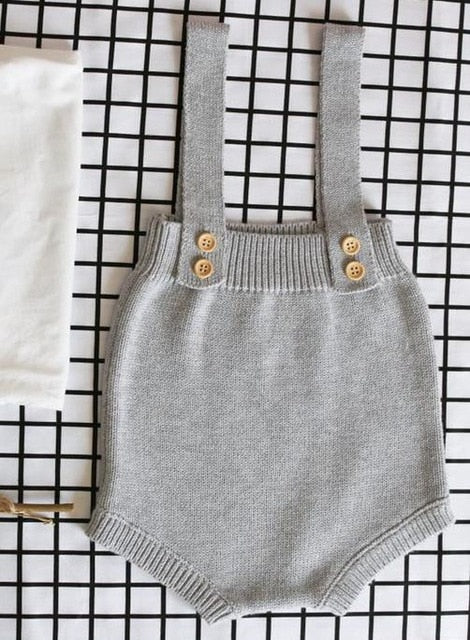 Baby Knitting Sleeveless Romper