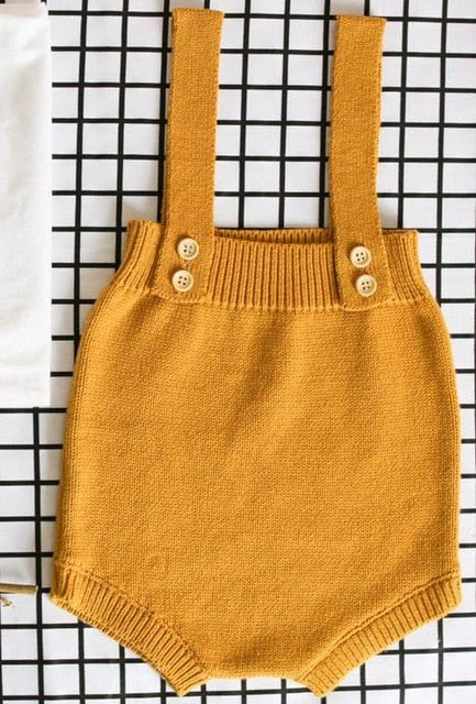 Baby Knitting Sleeveless Romper