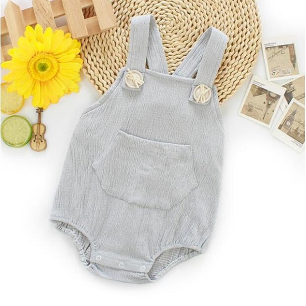 Baby Knitting Sleeveless Romper