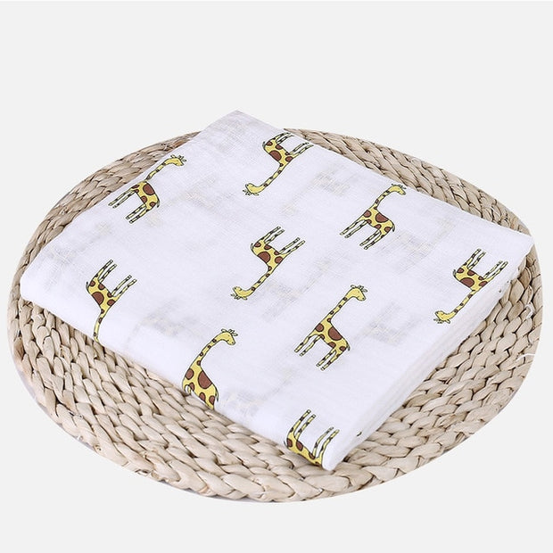 Muslin 100% Cotton Baby Swaddles Soft Newborn Blankets
