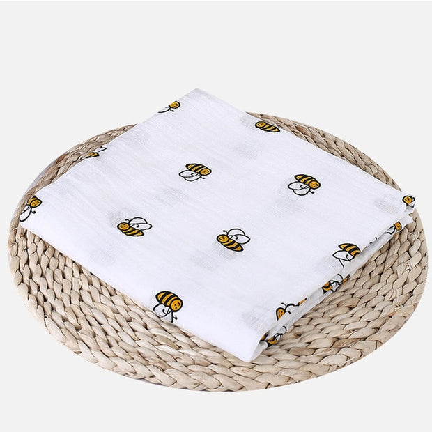 Muslin 100% Cotton Baby Swaddles Soft Newborn Blankets