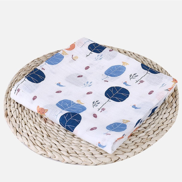Muslin 100% Cotton Baby Swaddles Soft Newborn Blankets