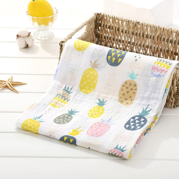 Muslin 100% Cotton Baby Swaddles Soft Newborn Blankets