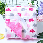 Baby Blankets New Thicken Double Layer Coral Fleece