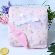 Baby Blankets New Thicken Double Layer Coral Fleece