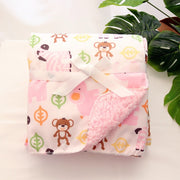 Baby Blankets New Thicken Double Layer Coral Fleece