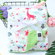 Baby Blankets New Thicken Double Layer Coral Fleece