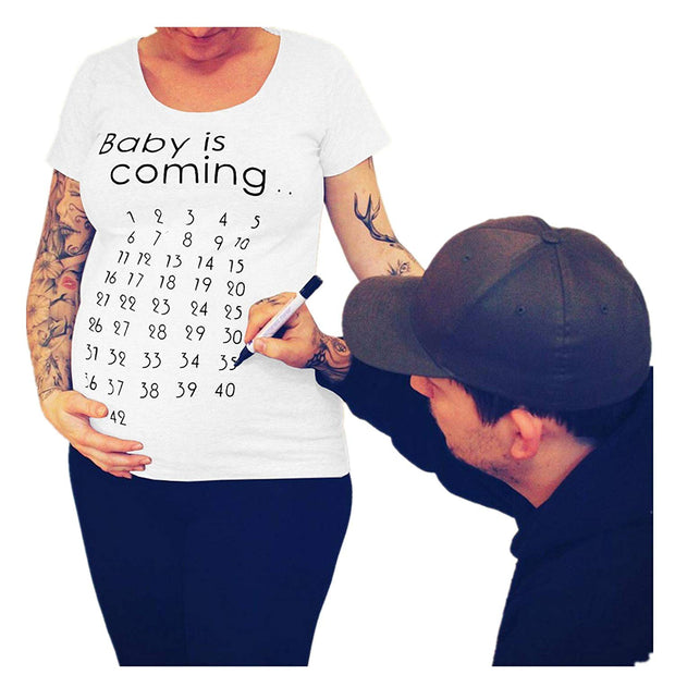 Baby is Coming Maternity T-Shirt