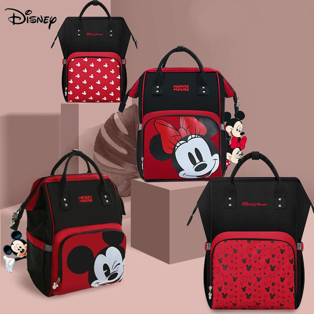 Disney Minnie Mickey Diaper Bag Baternity Baby Multifunctional