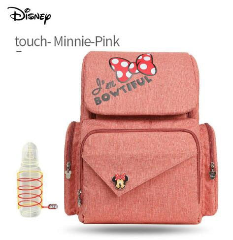 Disney Minnie Mickey Diaper Bag Baternity Baby Multifunctional