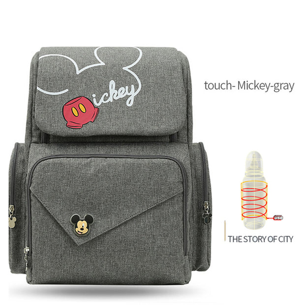 Disney Minnie Mickey Diaper Bag Baternity Baby Multifunctional
