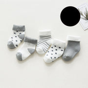 5 pair High Quality  Comfort Cotton Newborn Socks Kids Boy