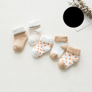 5 pair High Quality  Comfort Cotton Newborn Socks Kids Boy