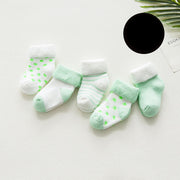 5 pair High Quality  Comfort Cotton Newborn Socks Kids Boy