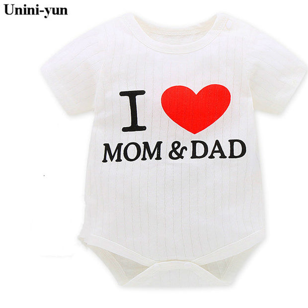 Short Sleeve Unisex Animal style infant Jumpsuit