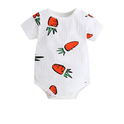 Short Sleeve Unisex Animal style infant Jumpsuit