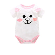 Short Sleeve Unisex Animal style infant Jumpsuit
