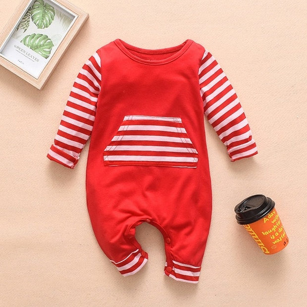 Long Sleeve Unisex  Baby Rompers cute Animal Printed