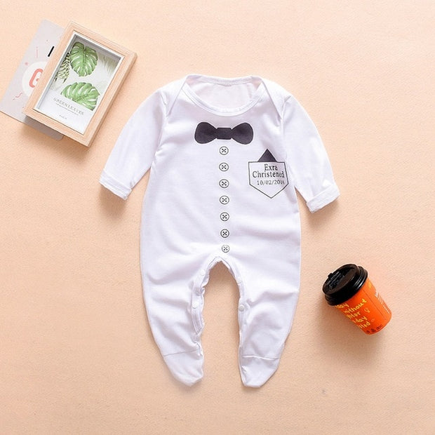 Long Sleeve Unisex  Baby Rompers cute Animal Printed