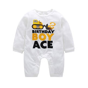 Long Sleeve Unisex  Baby Rompers cute Animal Printed