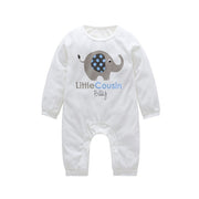 Long Sleeve Unisex  Baby Rompers cute Animal Printed