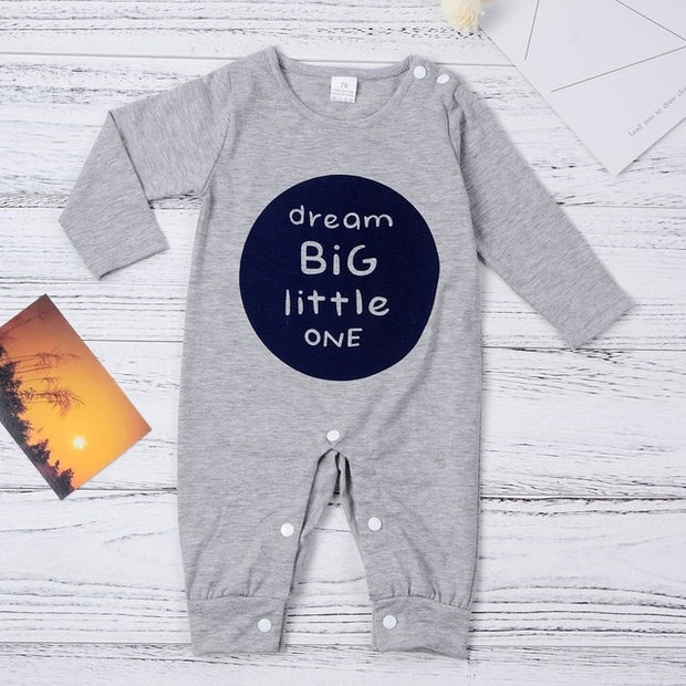 Long Sleeve Unisex  Baby Rompers cute Animal Printed