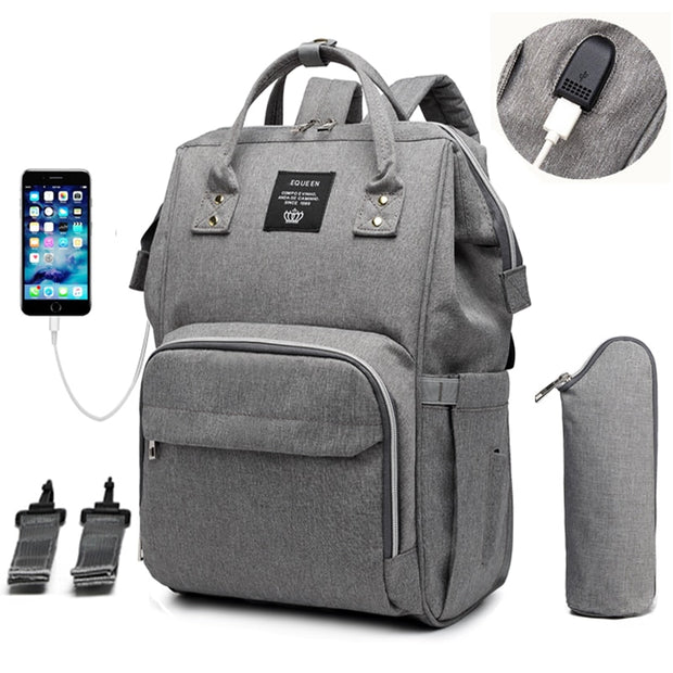 Infant Maternity Diaper Bag  USB Care Large Capacity Bag Waterproof