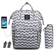 Infant Maternity Diaper Bag  USB Care Large Capacity Bag Waterproof