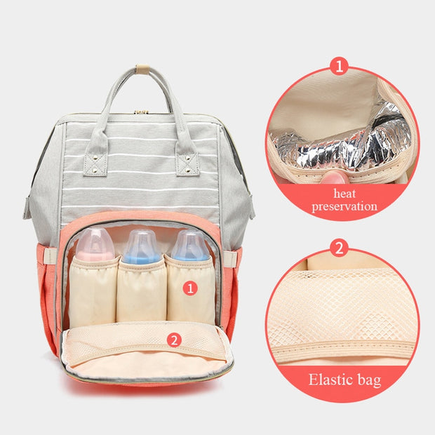 LEQUEEN Waterproof Diaper Bag