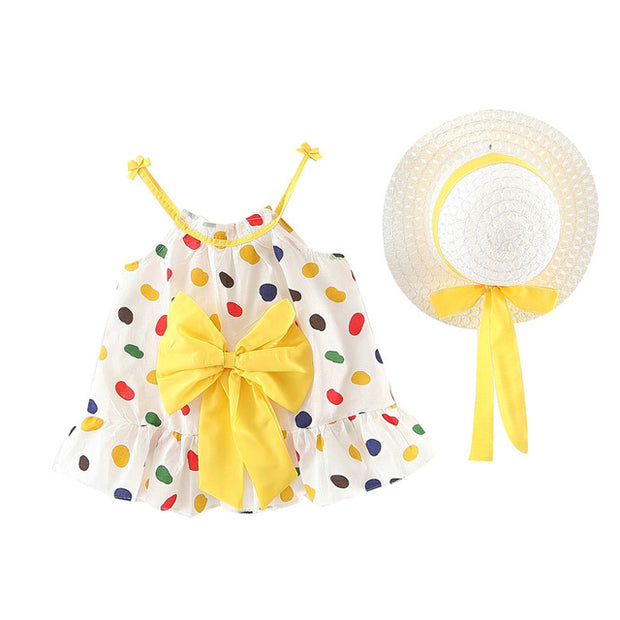 Beautiful Girl Dress  Strap Cherry Ruched